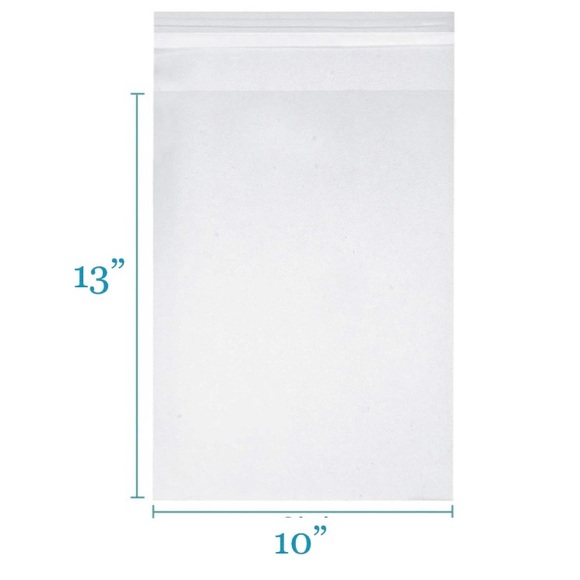 50ct Clear Bags Bundle-25ct (8x10โ) & 25ct (10x13โ) w/Free Stickers ๐๐๐ - Picture 11 of 14